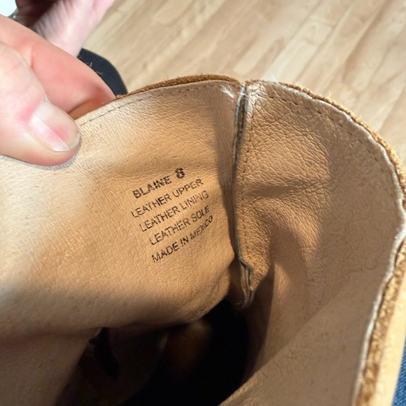 Freebird by Steven Tan Slouch Lace-Up Leather Boots with Studded Straps - Picture 7 of 8